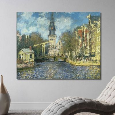 South Church Ad Amsterdam 1874 Claude Monet mnt119 canvas print 