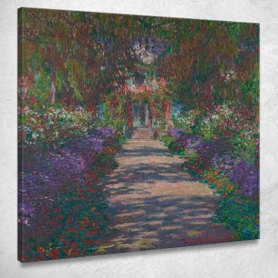 Path In The Garden Claude Monet mnt121 canvas print 