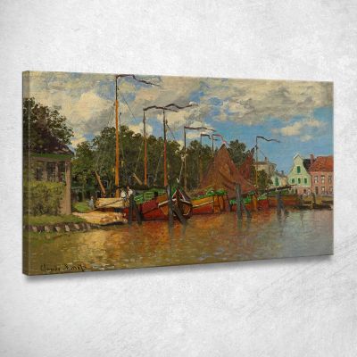 Barche A Zaandam Claude Monet mnt126 canvas print 