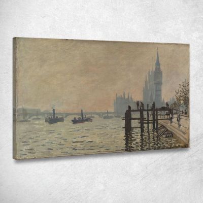 The Thames Below Westminster Claude Monet mnt129 canvas print 