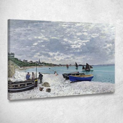 Sainte-Adresse Beach Claude Monet mnt137 canvas print 