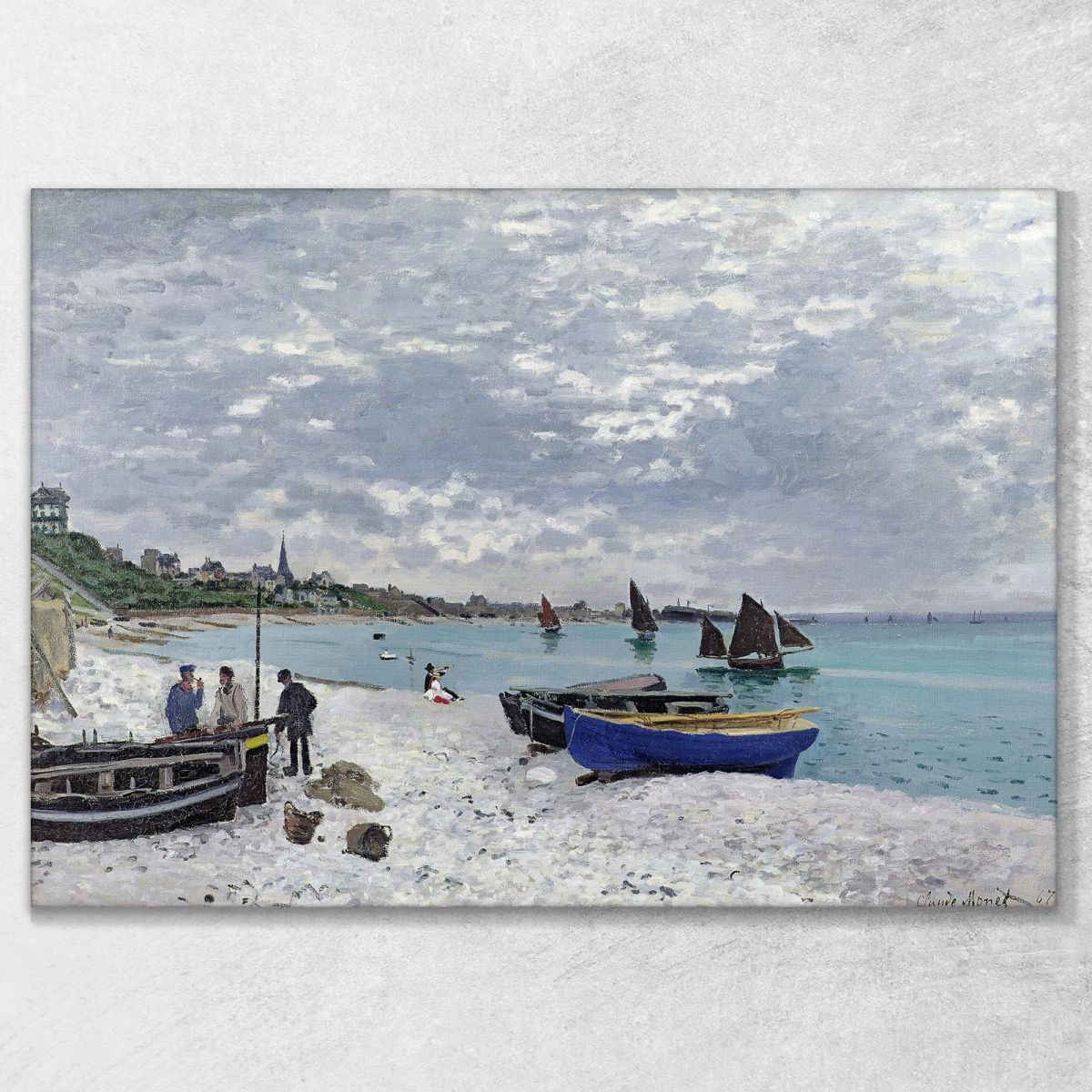 Sainte-Adresse Beach Claude Monet mnt137 canvas print 