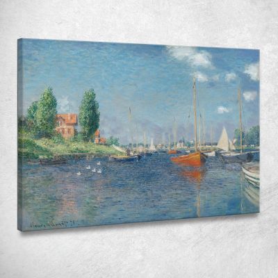 Barche Rosse Argenteuil Claude Monet mnt138 canvas print 