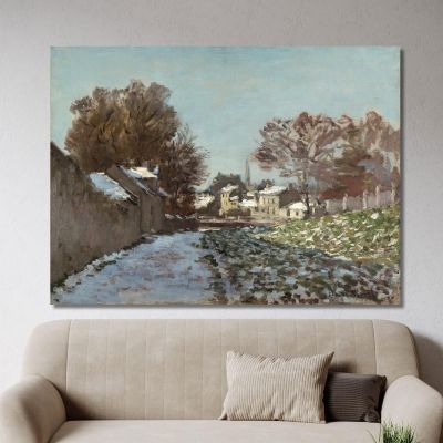 Snow In Argenteuil Claude Monet mnt140 canvas print 