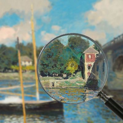 Il Ponte Ad Argenteuil Claude Monet mnt142 canvas print