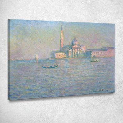 The Church Of San Giorgio Maggiore Venice Claude Monet mnt143 canvas print 