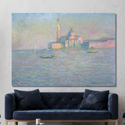 The Church Of San Giorgio Maggiore Venice Claude Monet mnt143 canvas print 