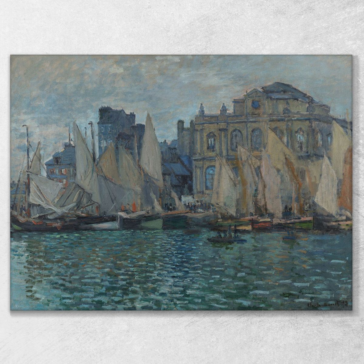 The Le Havre Museum Claude Monet mnt146 canvas print 