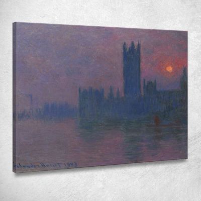 Houses Of Parliament Sunset Claude Monet mnt160 canvas print 