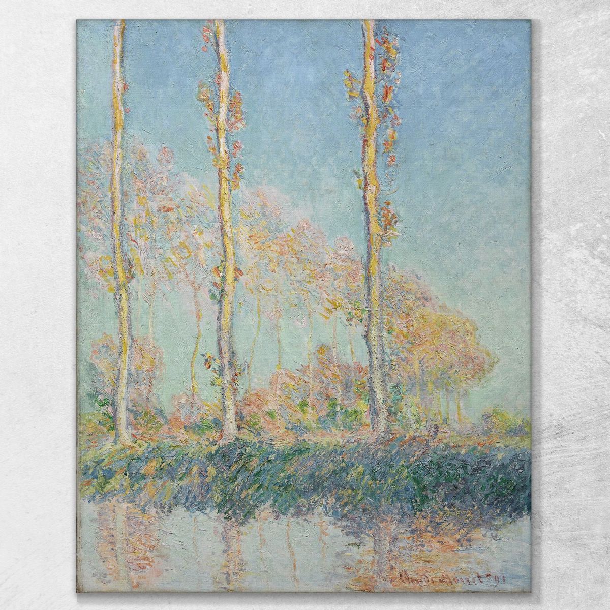 Poplars Claude Monet mnt162 canvas print 