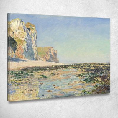 Beach And Cliffs Of Pourville In The Morning Claude Monet mnt165 canvas print 