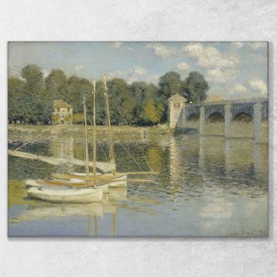 The Argenteuil Bridge Claude Monet mnt171 canvas print 