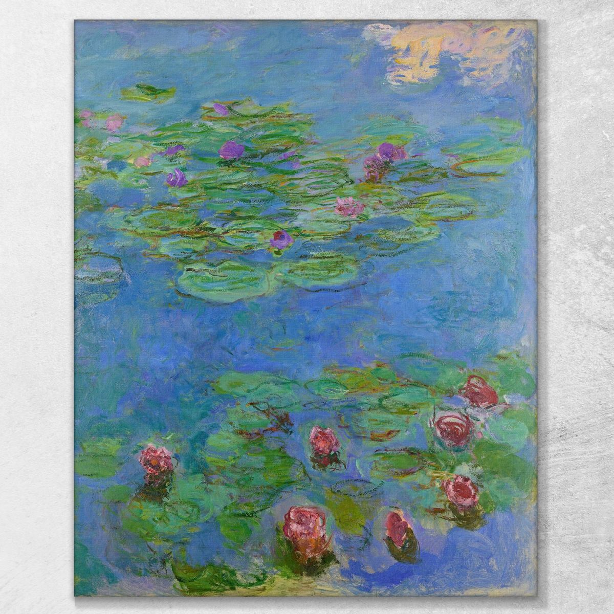 Water Lilies 1914-1917 Claude Monet, mnt176 canvas print