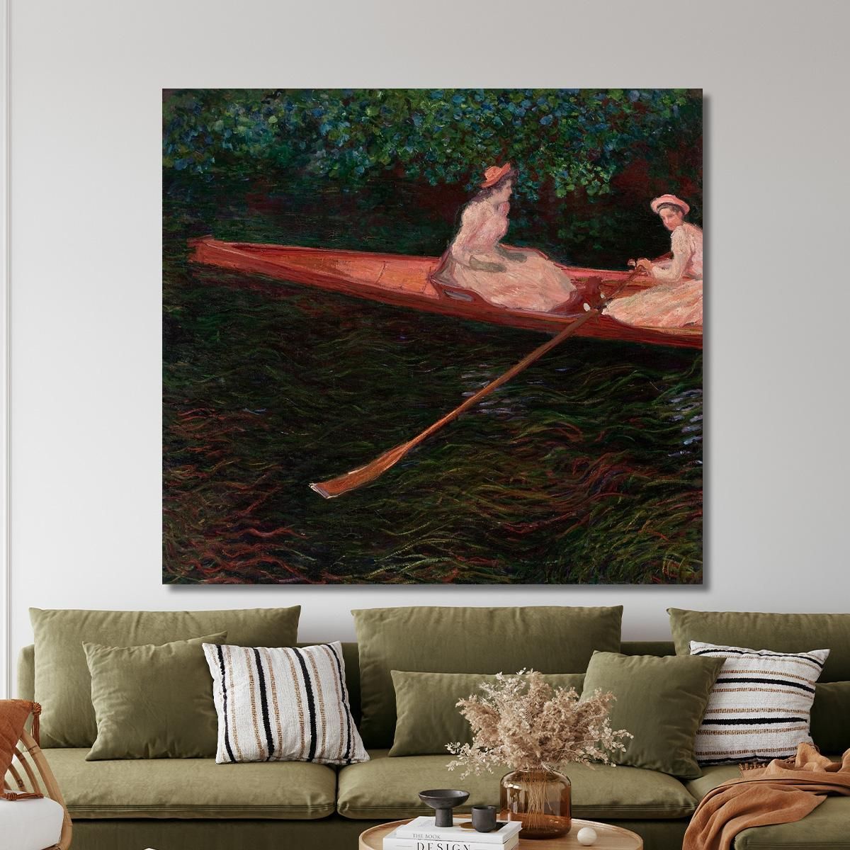 La Canoa Su Epte Claude Monet mnt178 canvas print 