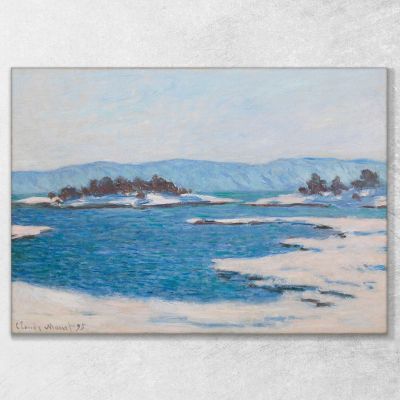 On The Edge Of The Christiania Fjord Claude Monet mnt188 canvas print 