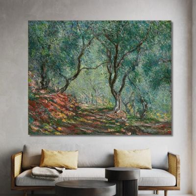 Olive Grove In The Moreno Garden Claude Monet mnt198 canvas print 