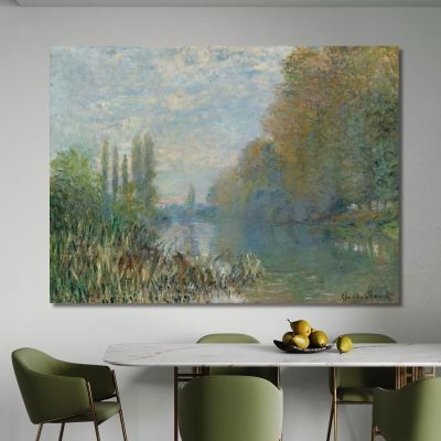 Banks Of The Seine In Autumn Claude Monet mnt200 canvas print 