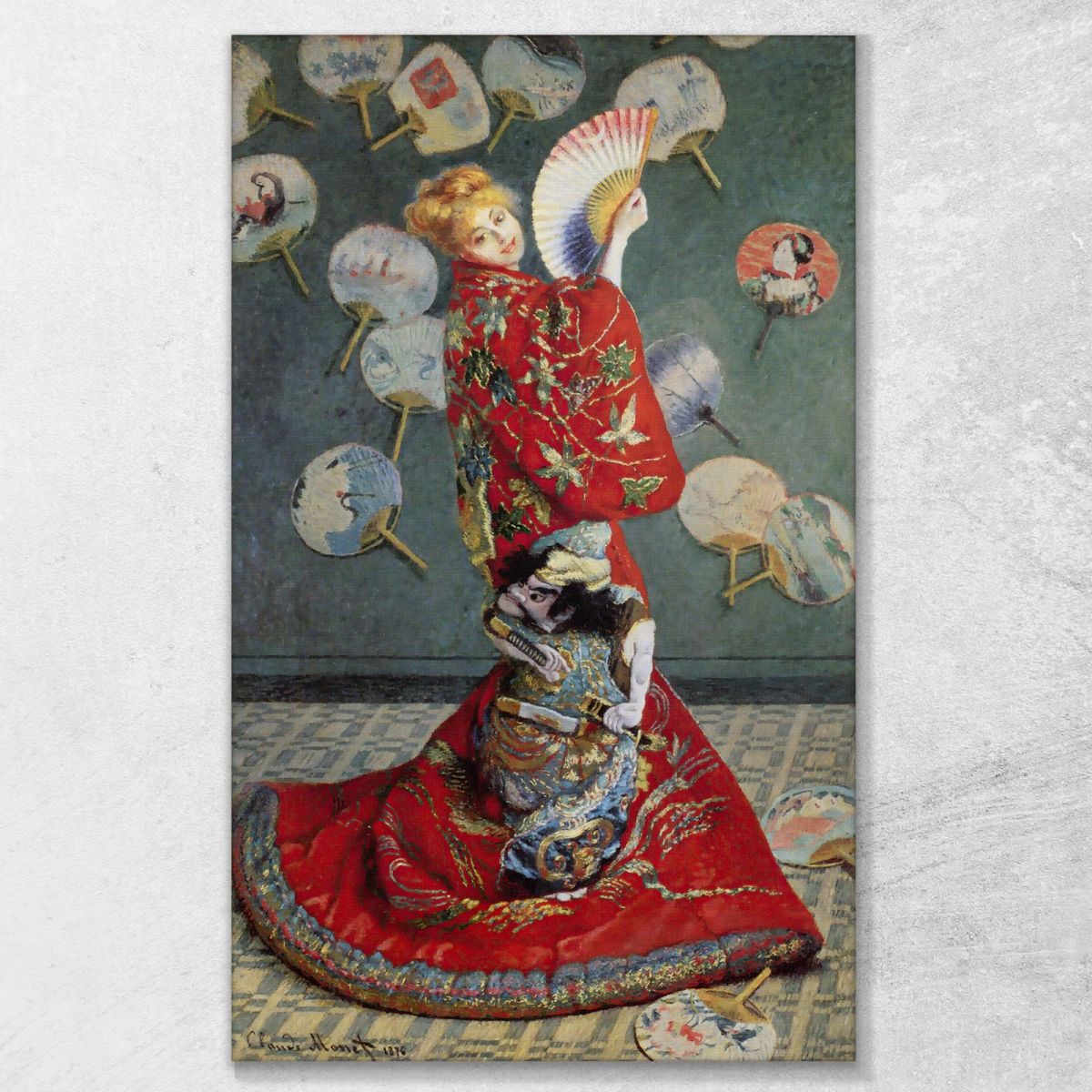 Camille Monet In Japanese Costume Claude Monet mnt204 canvas print 