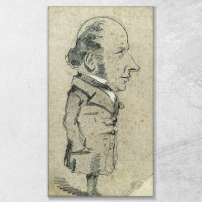 Caricature Of Eugène Marcel Claude Monet mnt209 canvas print 