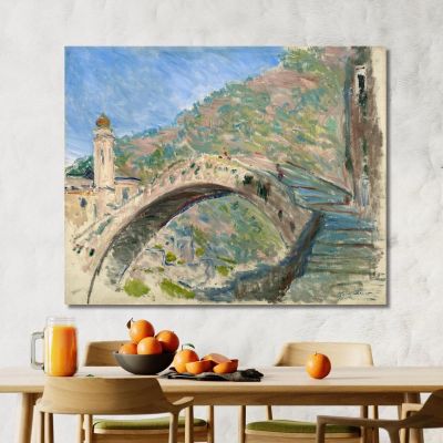 Bridge At Dolceacqua 1884 Claude Monet mnt219 canvas print 