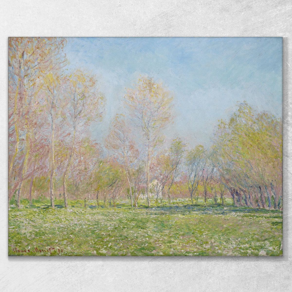 Spring In Giverny 1890 Claude Monet mnt225 canvas print 