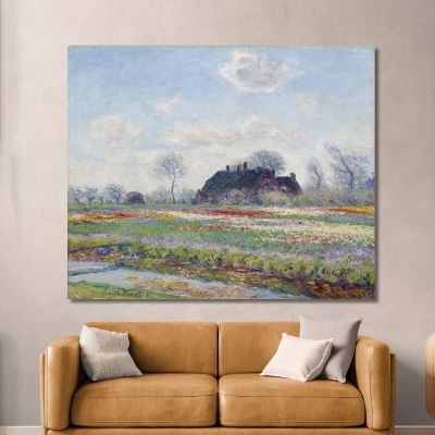 Tulip Fields At Sassenheim 1886 Claude Monet mnt229 canvas print 