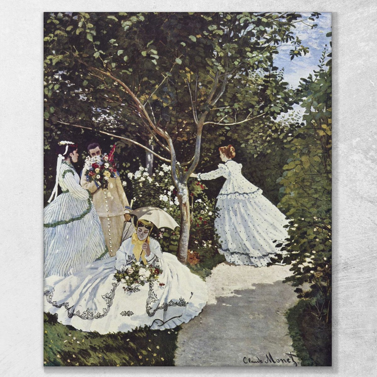 Women In The Garden 1866 Claude Monet mnt230 canvas print 