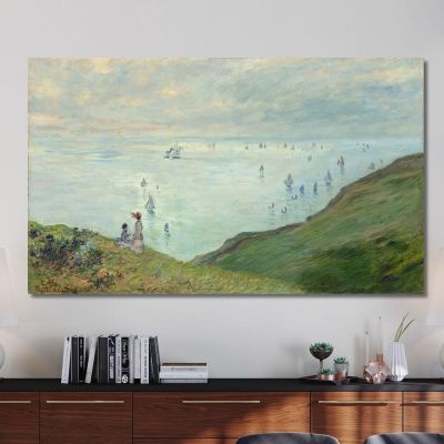 Cliffs At Pourville Claude Monet mnt232 canvas print 