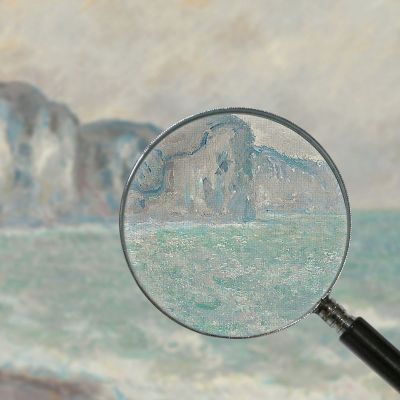 Pourville Cliff Claude Monet mnt236 canvas print