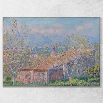 บ้านชาวสวนที่ Antibes Claude Monet, mnt239 ภาพพิมพ์บนผ้าใบแคนวาส