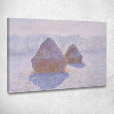 Haystacks Effect Of Snow And Sun Claude Monet mnt243 canvas print 