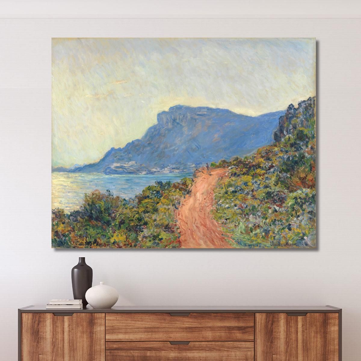 The Corniche Near Monaco Claude Monet mnt257 canvas print 