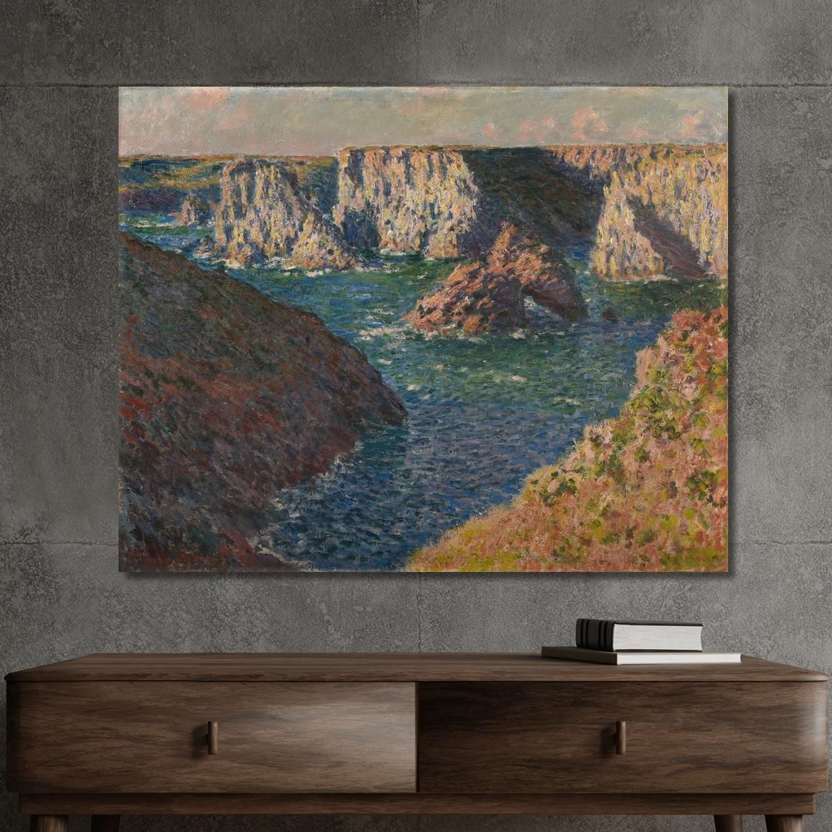 The Rocks Of Belle-Ile Claude Monet mnt274 canvas print 