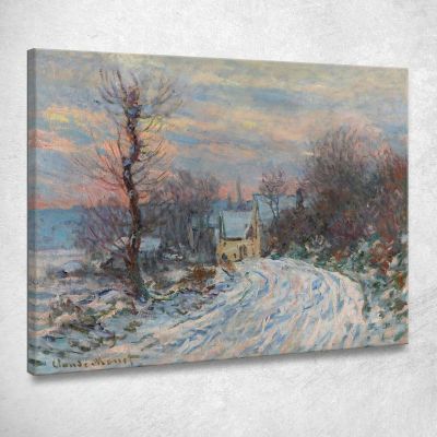 Entrance To Giverny In Winter Claude Monet mnt275 canvas print 