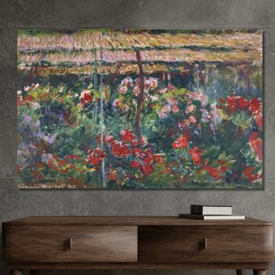 Peony Garden Claude Monet, mnt289 canvas print