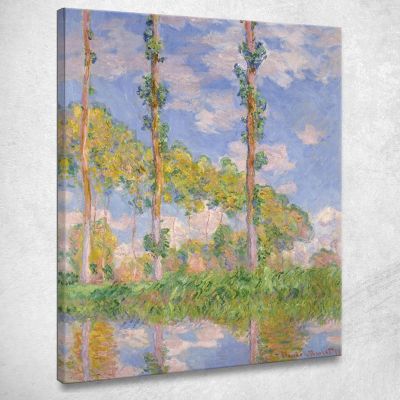 Poplars In The Sun Claude Monet mnt293 canvas print 