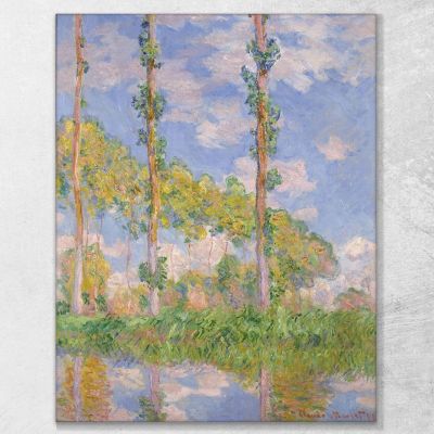 Poplars In The Sun Claude Monet mnt293 canvas print 