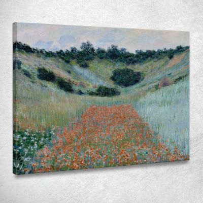 Poppy Field In A Hollow Near Giverny Claude Monet mnt295 canvas print 