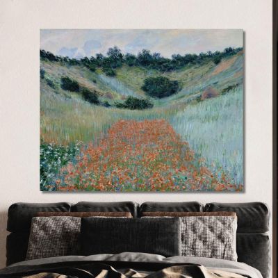 Poppy Field In A Hollow Near Giverny Claude Monet mnt295 canvas print 