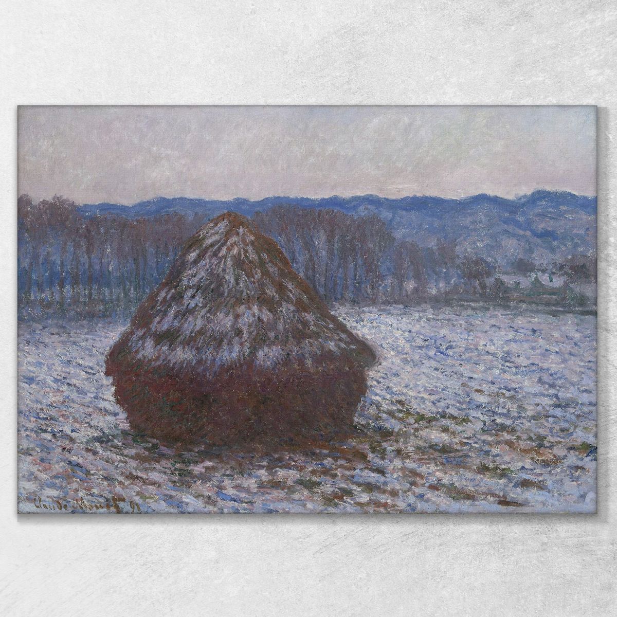 Stack Of Wheat Claude Monet mnt311 canvas print 