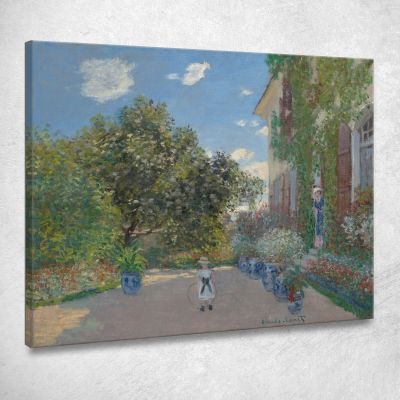 The Artist S House At Argenteuil Claude Monet mnt318 canvas print 