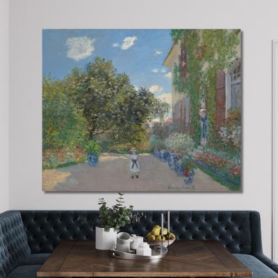 The Artist S House At Argenteuil Claude Monet mnt318 canvas print 