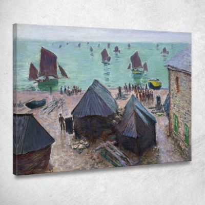 The Departure Of The Boats Étretat Claude Monet mnt321 canvas print 