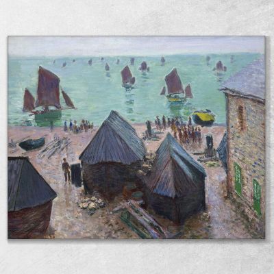 The Departure Of The Boats Étretat Claude Monet mnt321 canvas print 