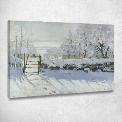 The Magpie Claude Monet mnt328 canvas print 