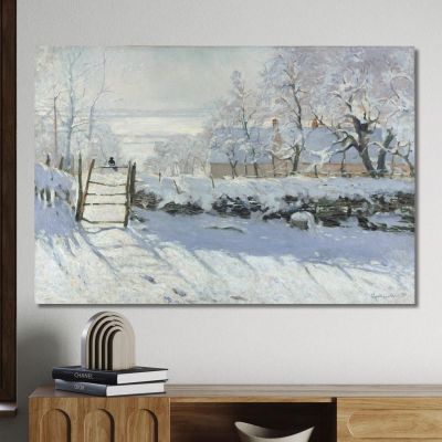 The Magpie Claude Monet mnt328 canvas print 