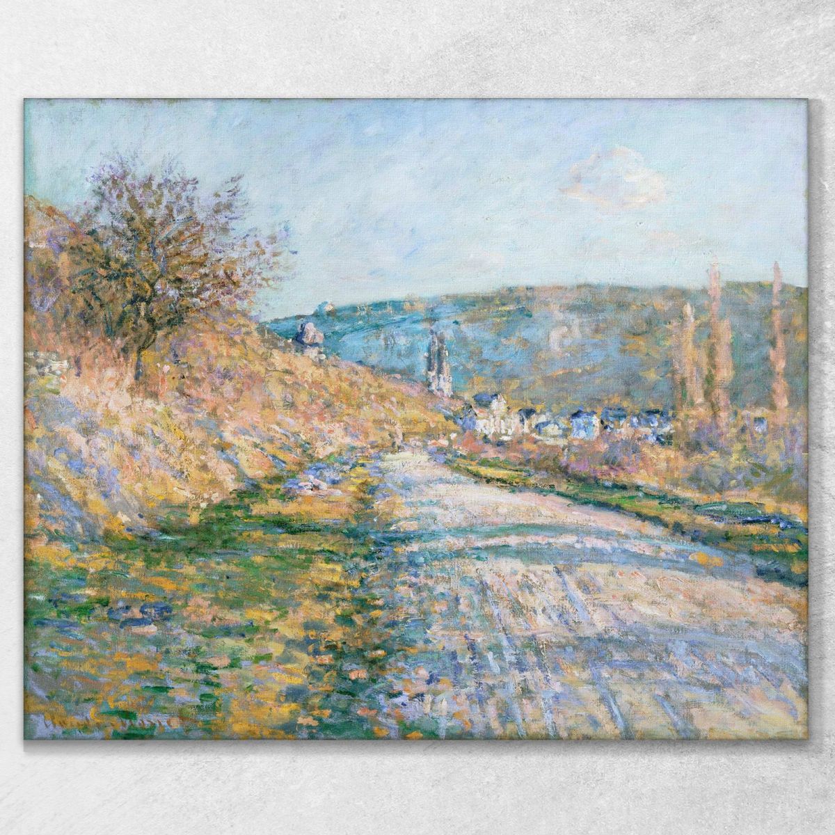 The Road To Vétheuil Claude Monet mnt334 canvas print 