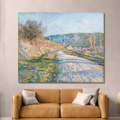 The Road To Vétheuil Claude Monet mnt334 canvas print 