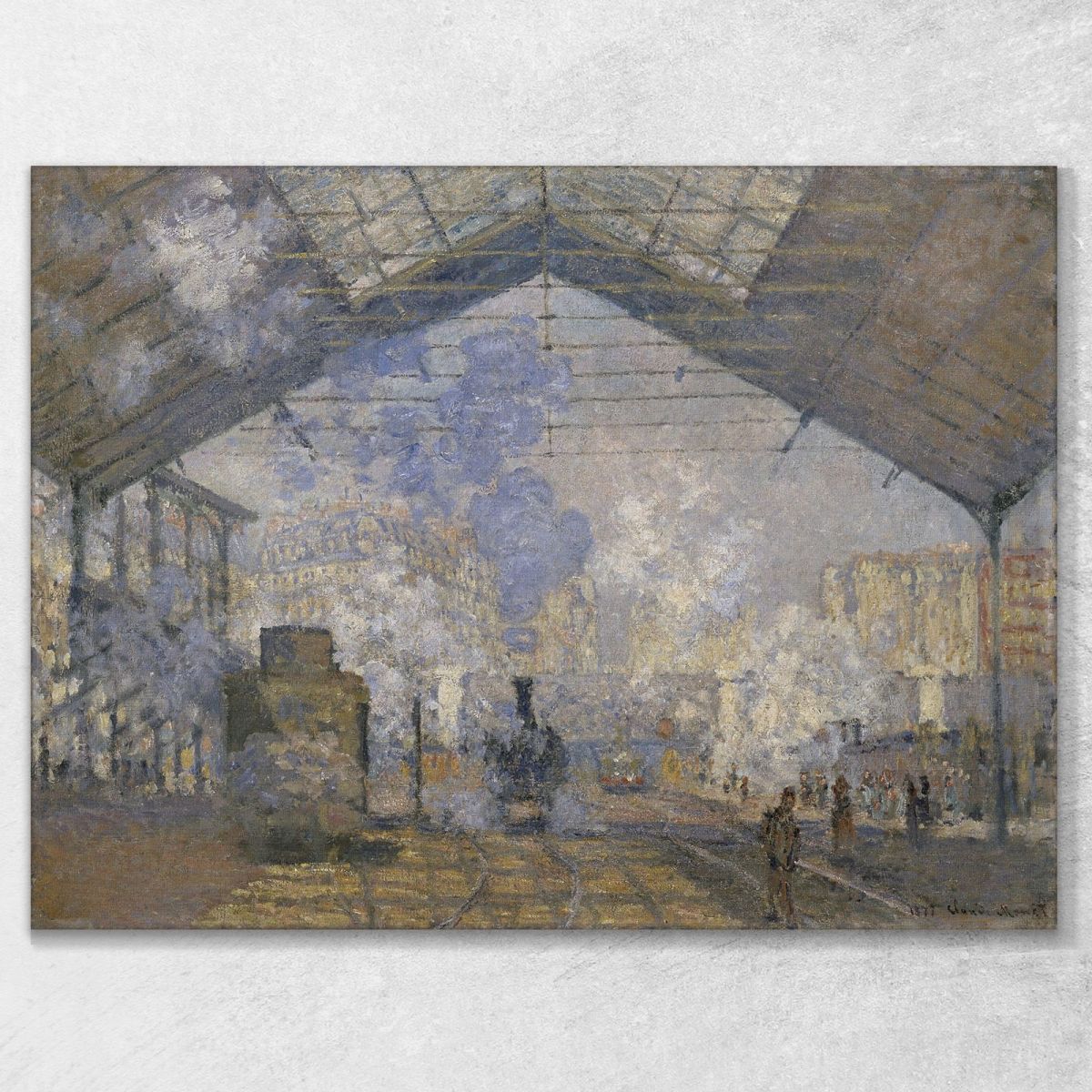 The Saint-Lazare Station Claude Monet, mnt335 canvas print