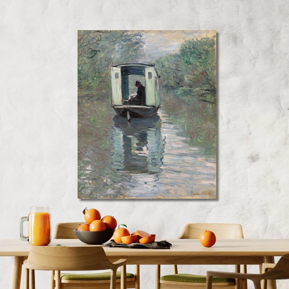 The Studio Boat Claude Monet mnt340 canvas print 